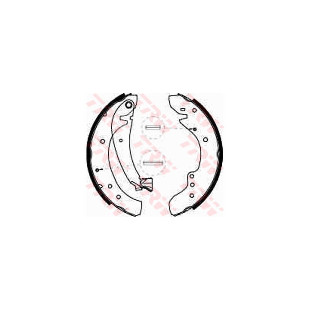 TRW Bremsbackensatz GS8545