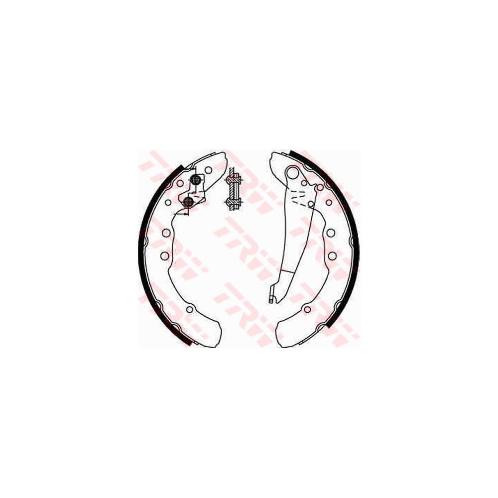 TRW Bremsbackensatz GS8544