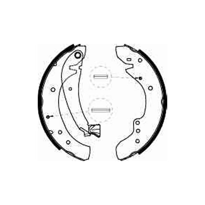 TRW Bremsbackensatz GS8545
