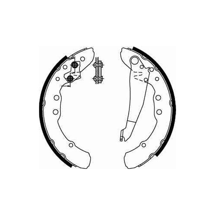 TRW Bremsbackensatz GS8544