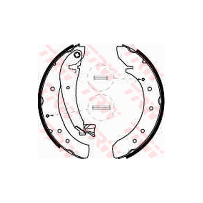 TRW Bremsbackensatz GS8546