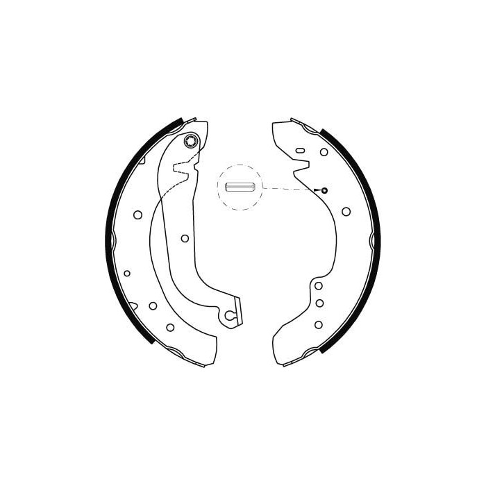 TRW Bremsbackensatz GS8565