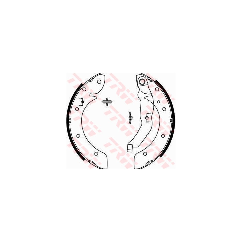 TRW Bremsbackensatz GS8567