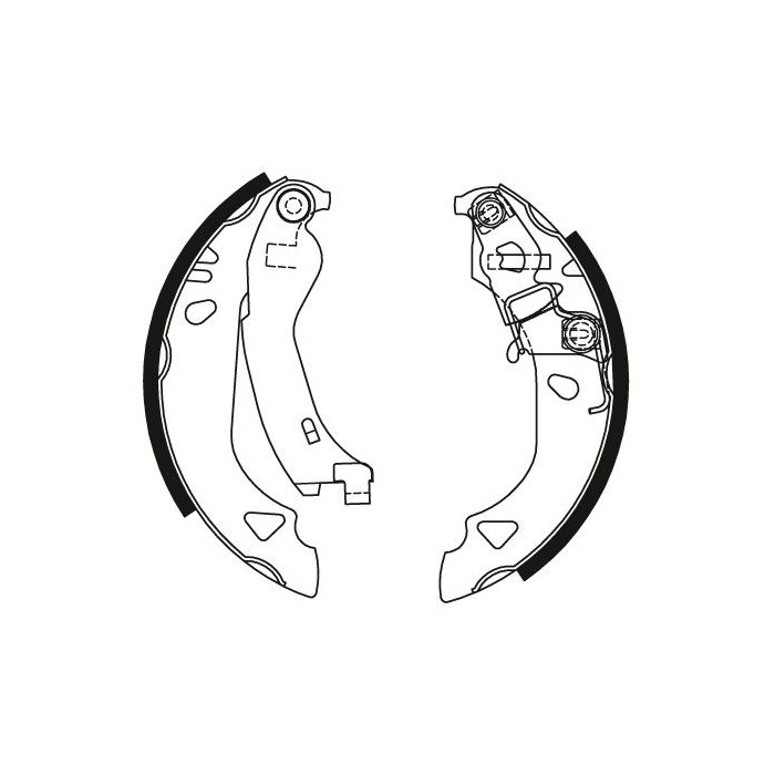 TRW Bremsbackensatz GS8570