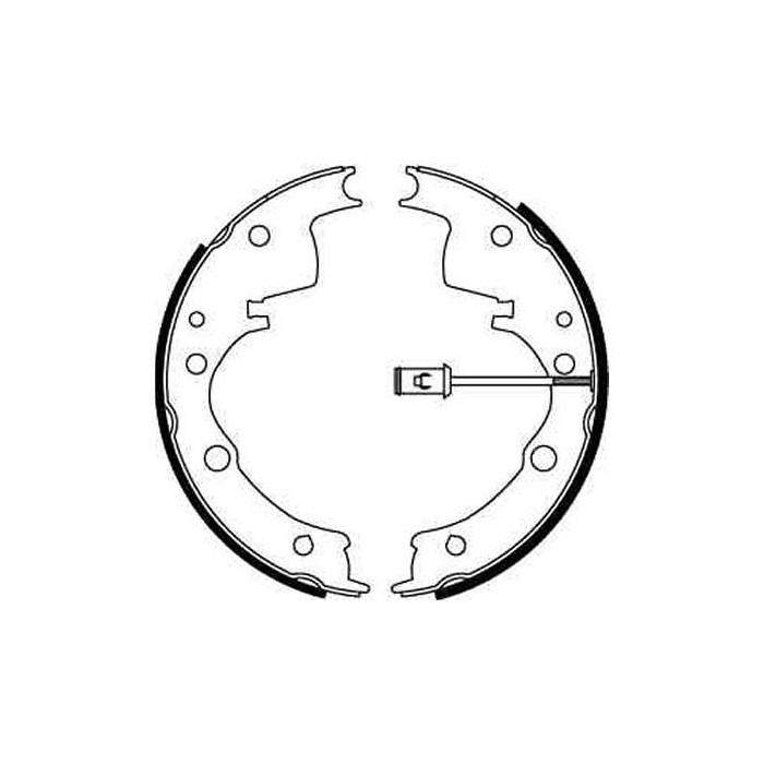 TRW Bremsbackensatz GS8598