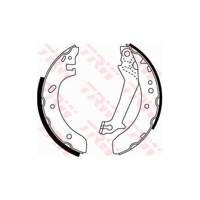 TRW Bremsbackensatz GS8607