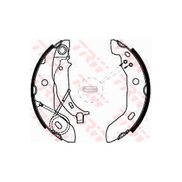 TRW Bremsbackensatz GS8627