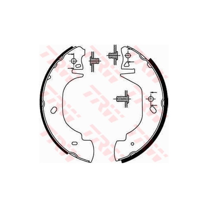 TRW Bremsbackensatz GS8629