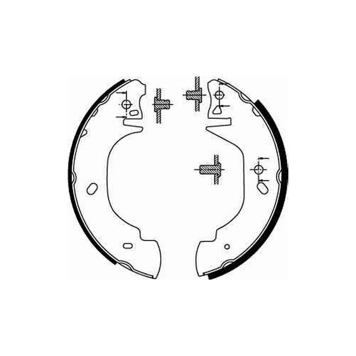 TRW Bremsbackensatz GS8629