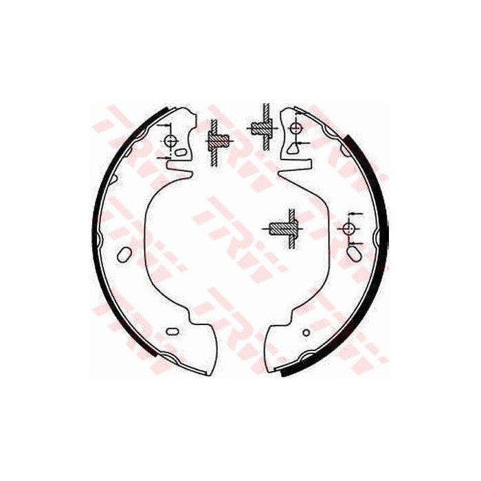 TRW Bremsbackensatz GS8629