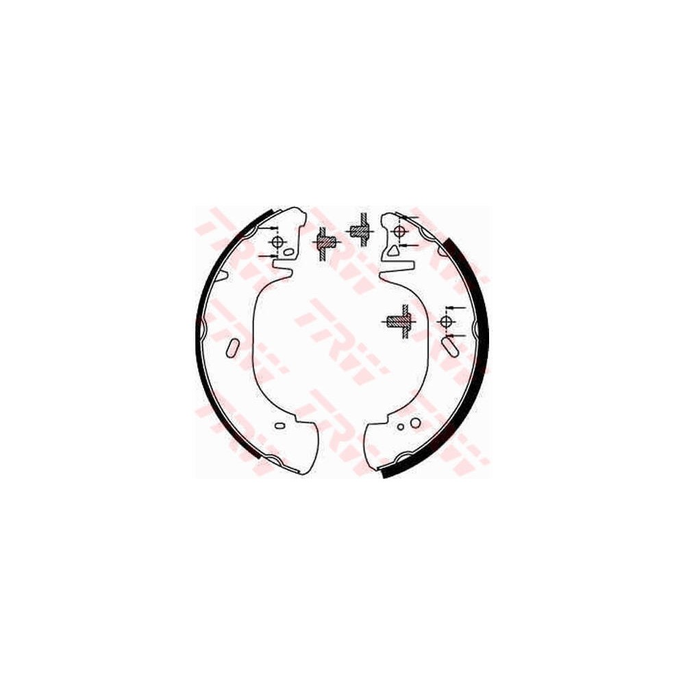 TRW Bremsbackensatz GS8630