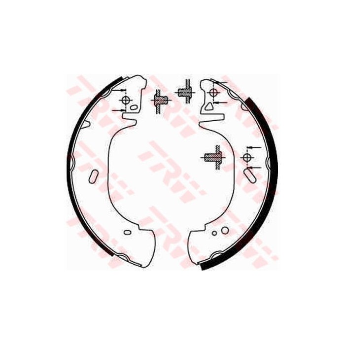 TRW Bremsbackensatz GS8630