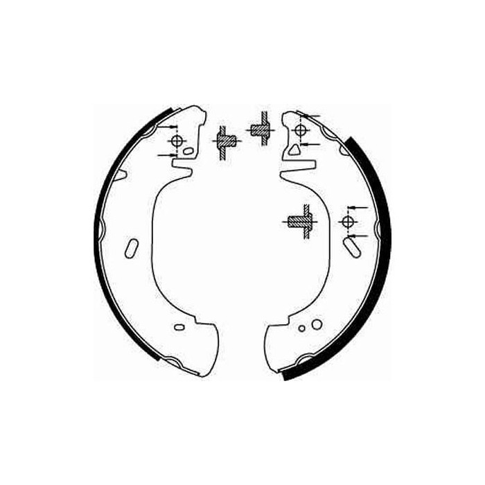 TRW Bremsbackensatz GS8630