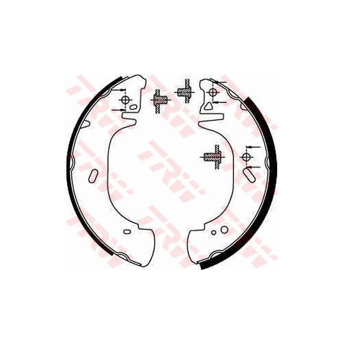 TRW Bremsbackensatz GS8630