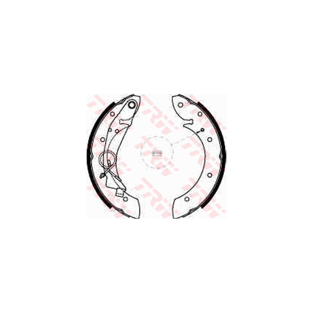 TRW Bremsbackensatz GS8635