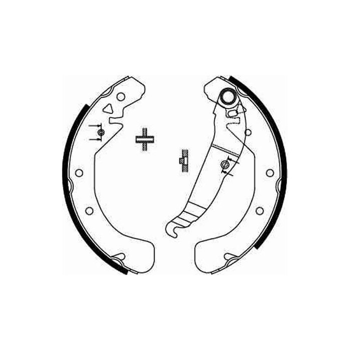 TRW Bremsbackensatz GS8637