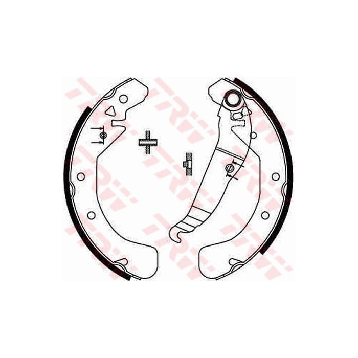 TRW Bremsbackensatz GS8637