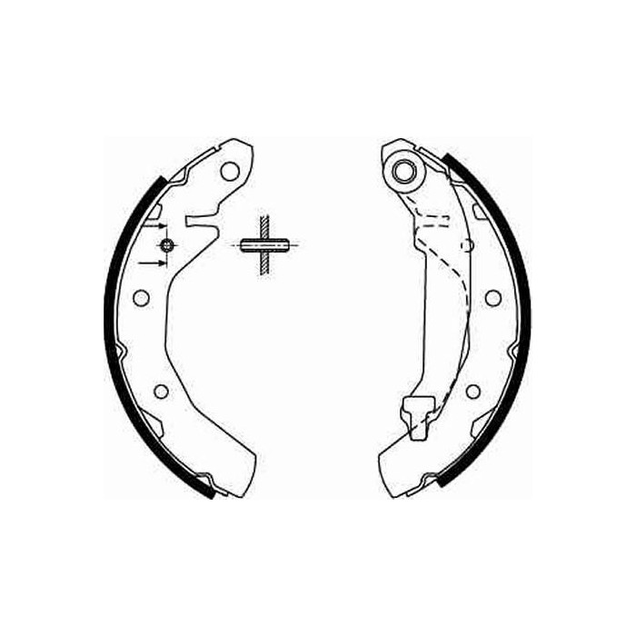 TRW Bremsbackensatz GS8645