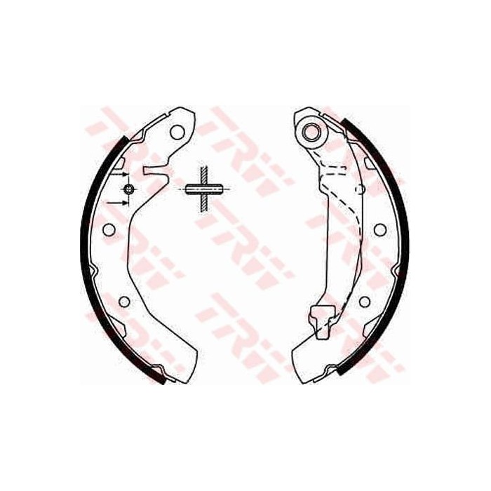 TRW Bremsbackensatz GS8645