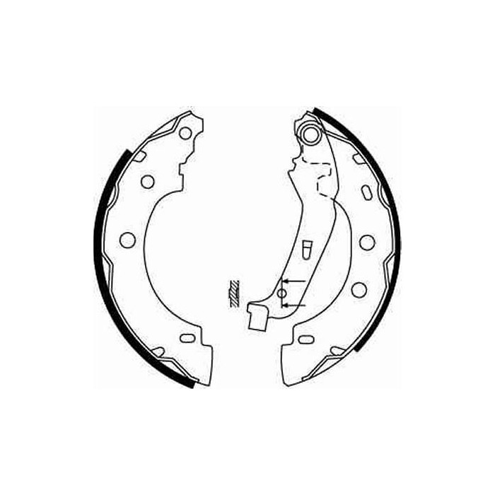 TRW Bremsbackensatz GS8650