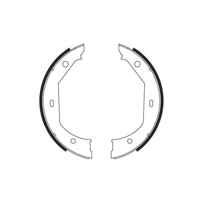 TRW Bremsbackensatz, Feststellbremse GS8656