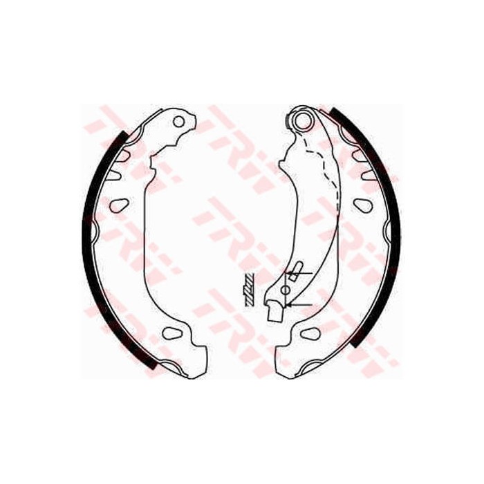 TRW Bremsbackensatz GS8669