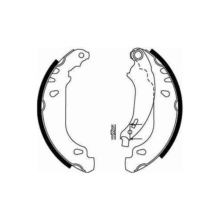 TRW Bremsbackensatz GS8669