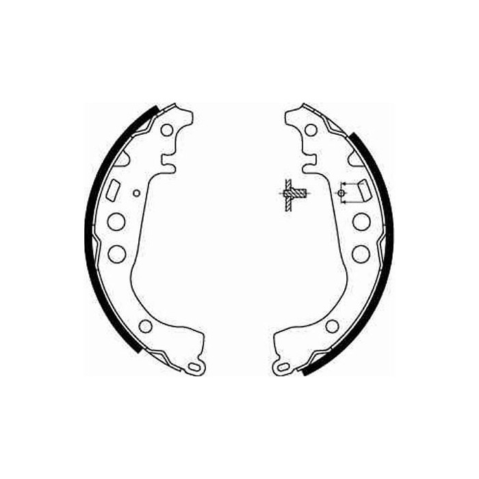 TRW Bremsbackensatz GS8673