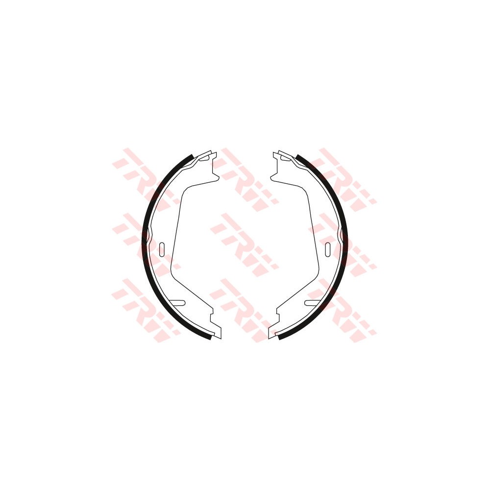 TRW Bremsbackensatz, Feststellbremse GS8674