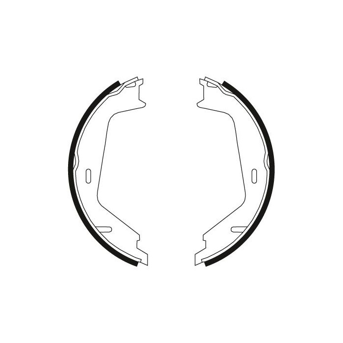 TRW Bremsbackensatz, Feststellbremse GS8674