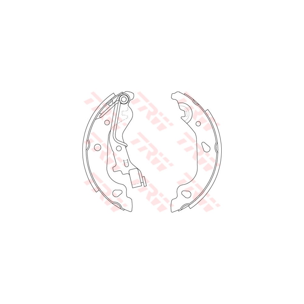 TRW Bremsbackensatz GS8687