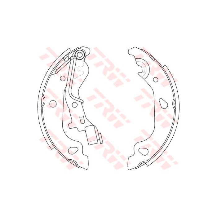 TRW Bremsbackensatz GS8687