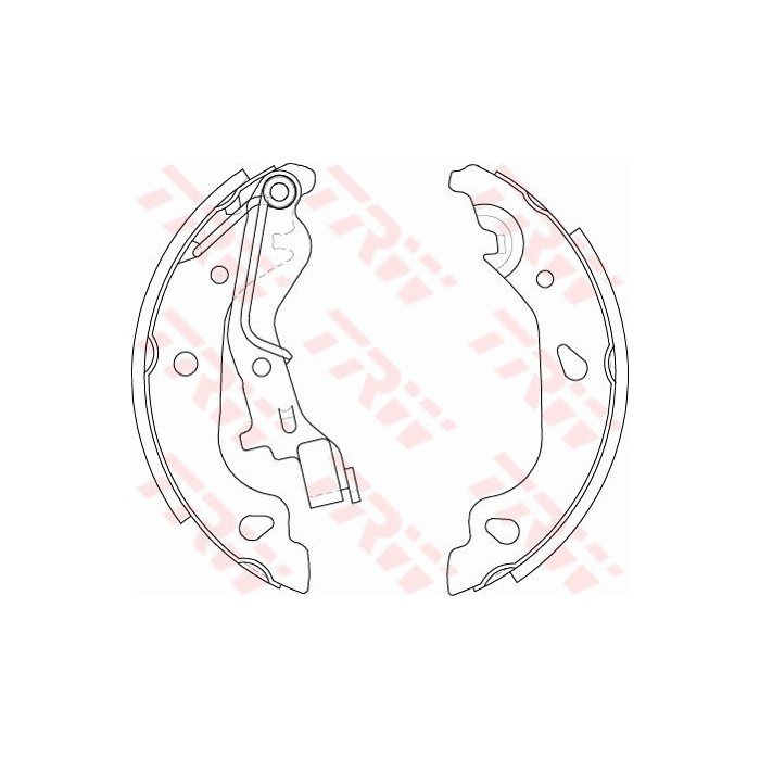 TRW Bremsbackensatz GS8687
