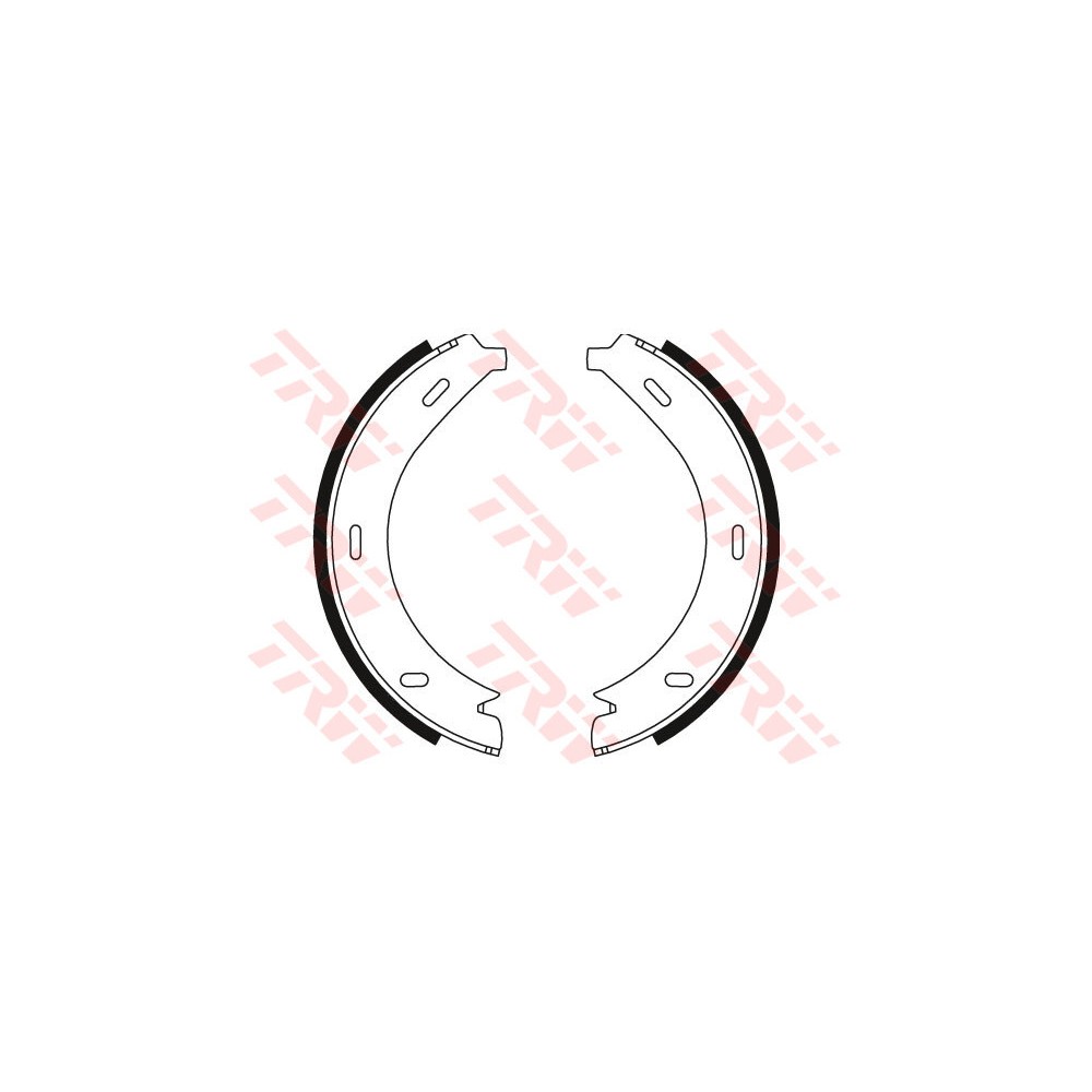 TRW Bremsbackensatz, Feststellbremse GS8688