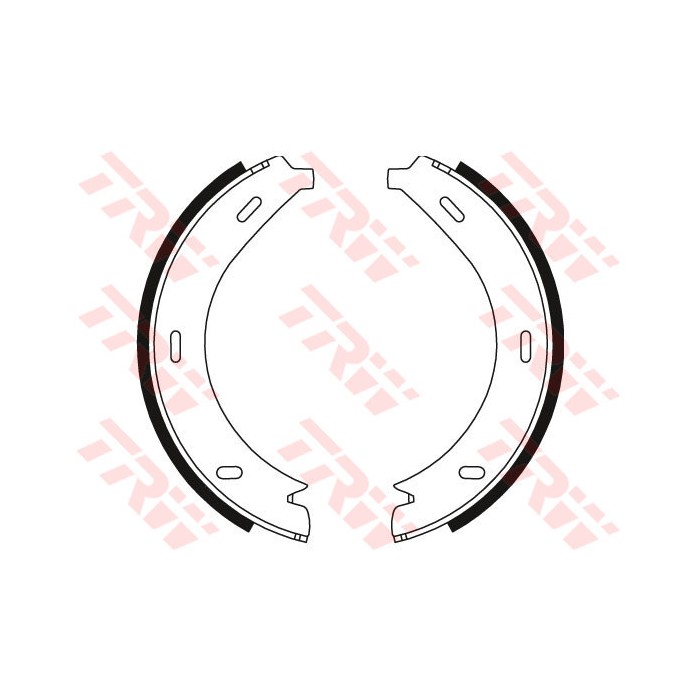 TRW Bremsbackensatz, Feststellbremse GS8688