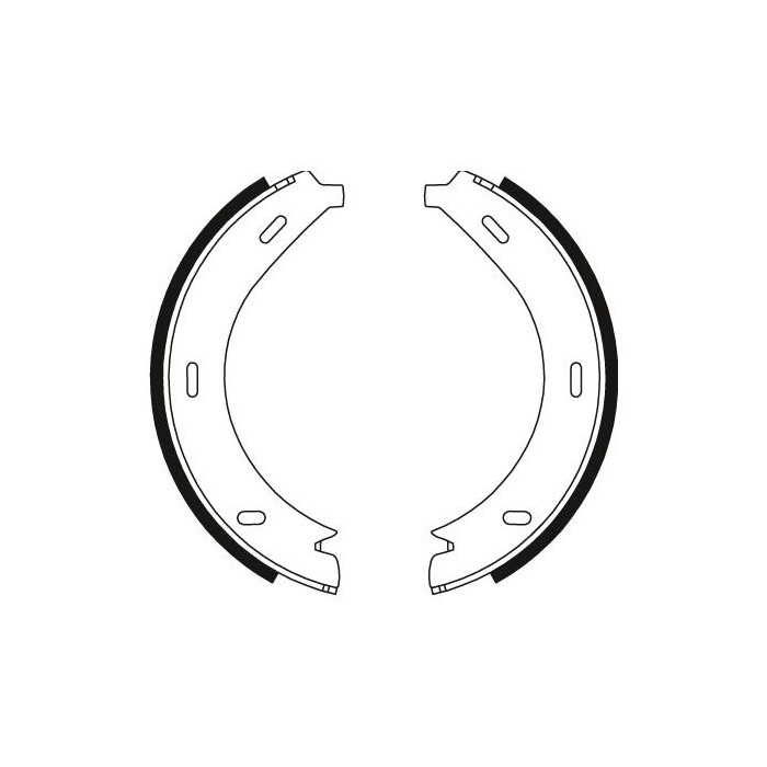 TRW Bremsbackensatz, Feststellbremse GS8688