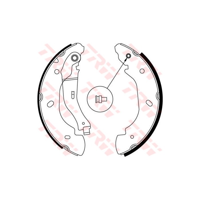 TRW Bremsbackensatz GS8689