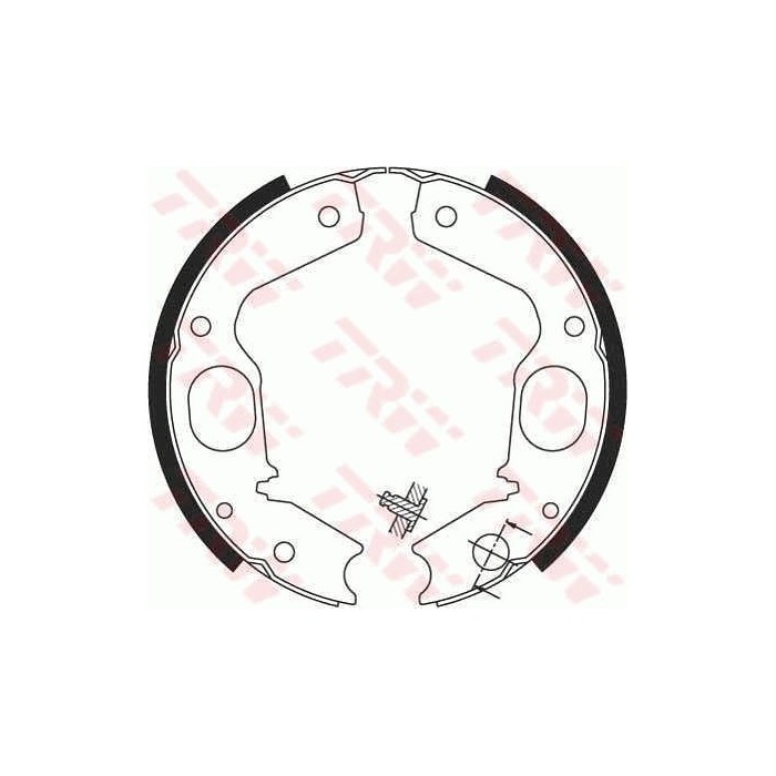 TRW Bremsbackensatz, Feststellbremse GS8695