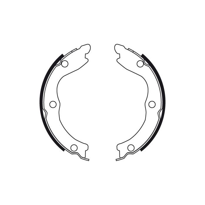 TRW Bremsbackensatz, Feststellbremse GS8710