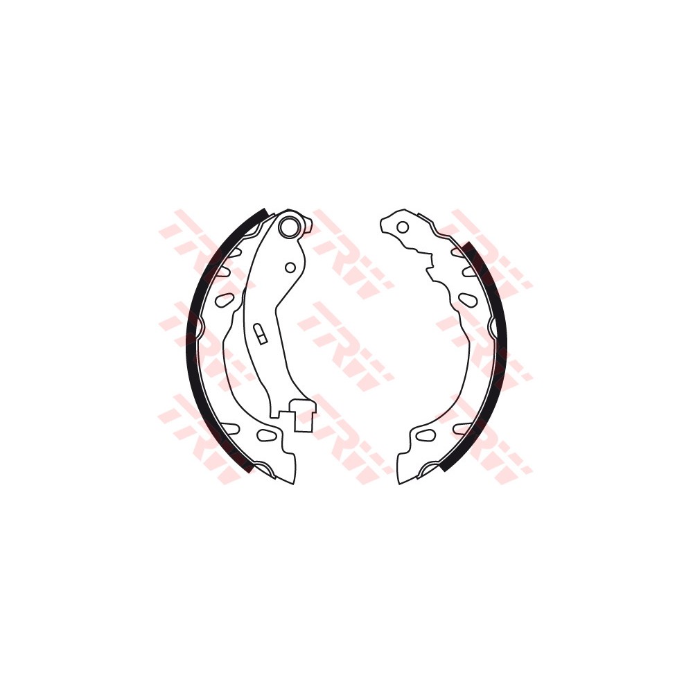 TRW Bremsbackensatz GS8711
