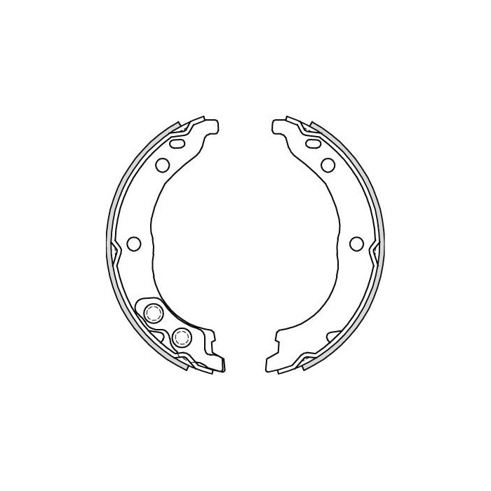 TRW Bremsbackensatz, Feststellbremse GS8715