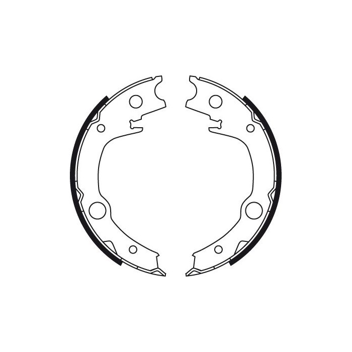 TRW Bremsbackensatz, Feststellbremse GS8723