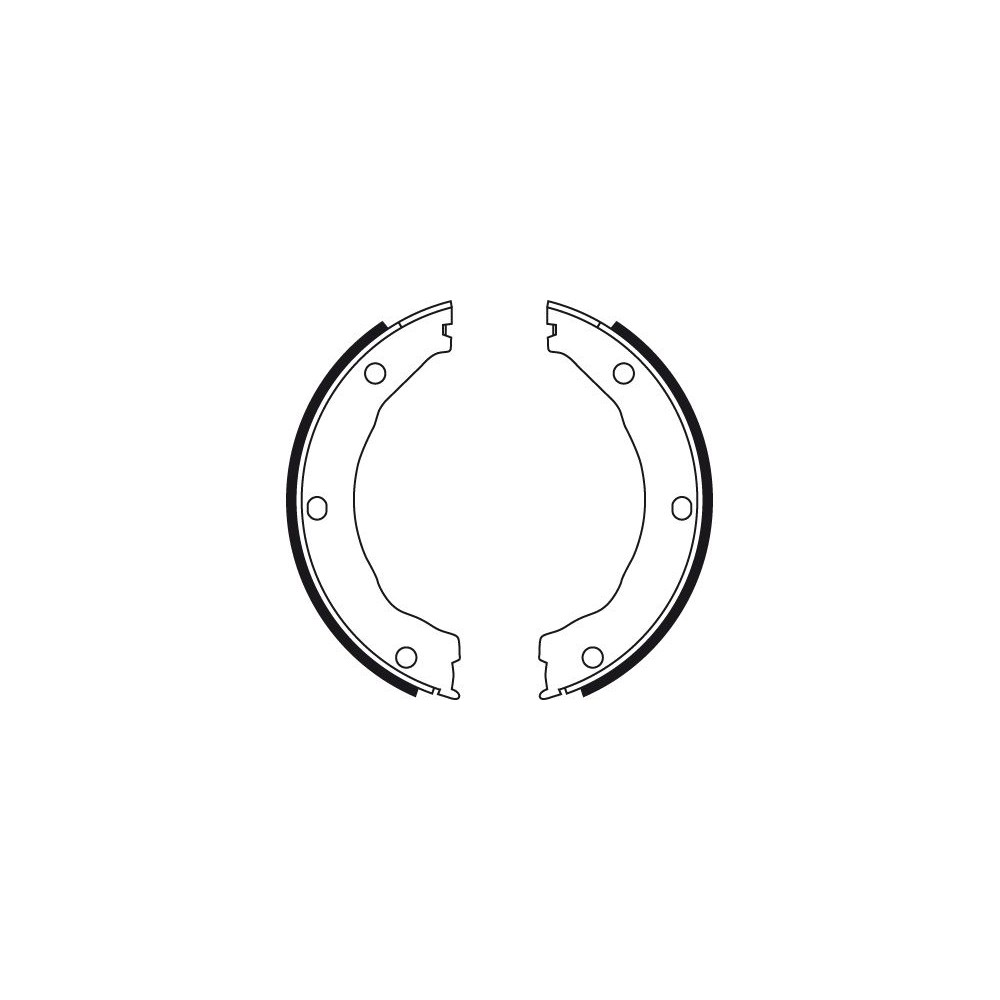 TRW Bremsbackensatz, Feststellbremse GS8726