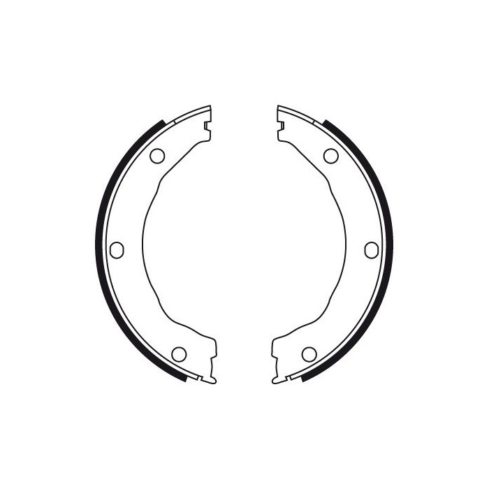 TRW Bremsbackensatz, Feststellbremse GS8726