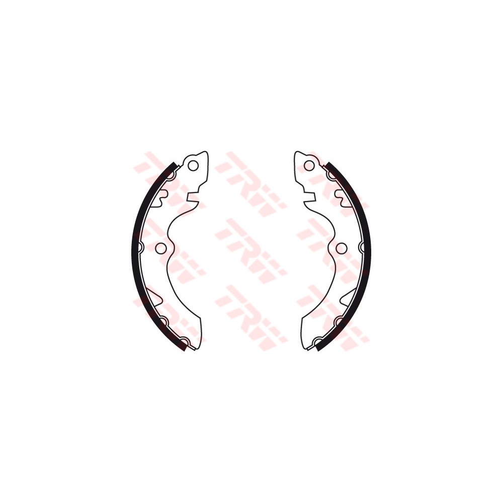 TRW Bremsbackensatz, Feststellbremse GS8735