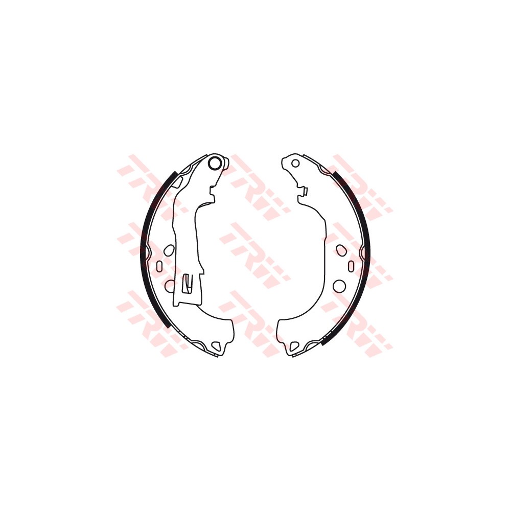 TRW Bremsbackensatz GS8738