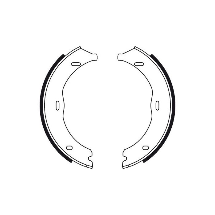 TRW Bremsbackensatz, Feststellbremse GS8741