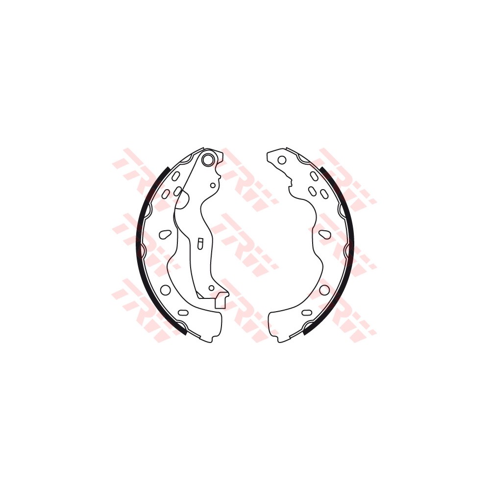 TRW Bremsbackensatz GS8743