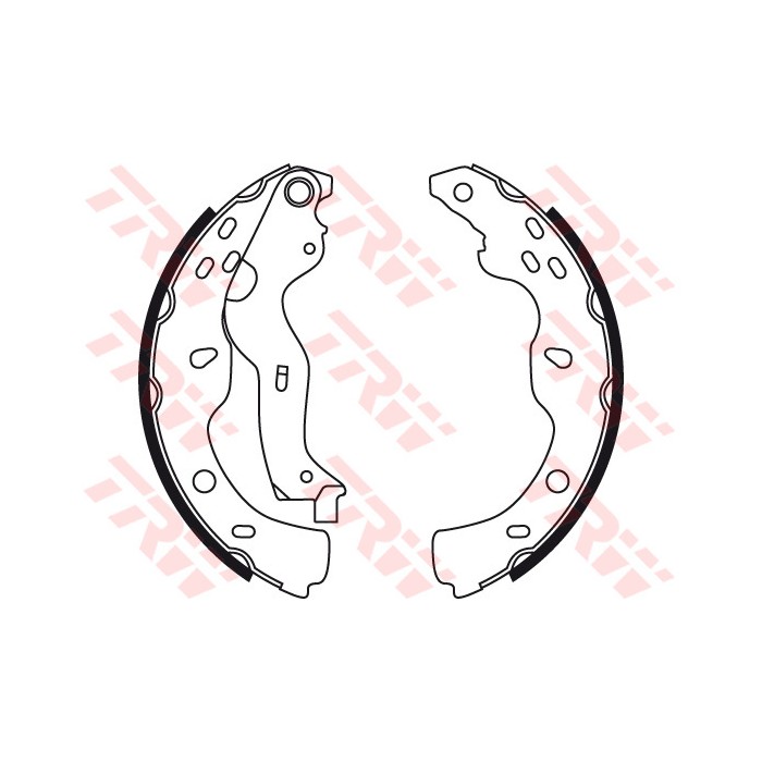 TRW Bremsbackensatz GS8743
