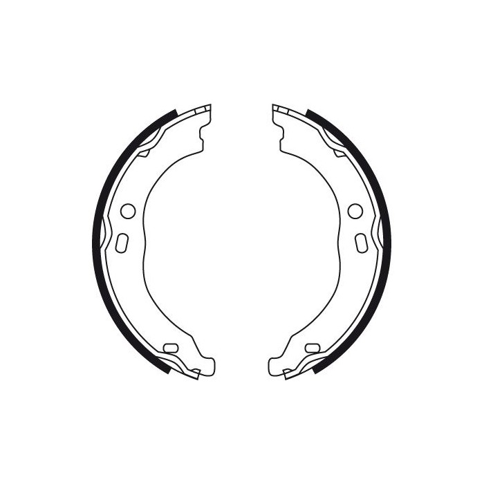 TRW Bremsbackensatz, Feststellbremse GS8744